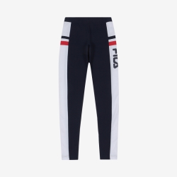 Fila Heritage Color - Naisten Leggingsit - Laivastonsininen | FI-91154